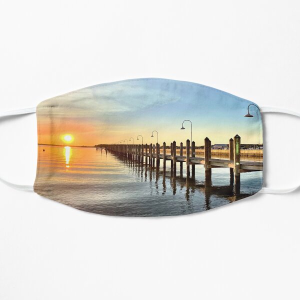 Rehoboth Beach Dock with Sunset Flat Mask