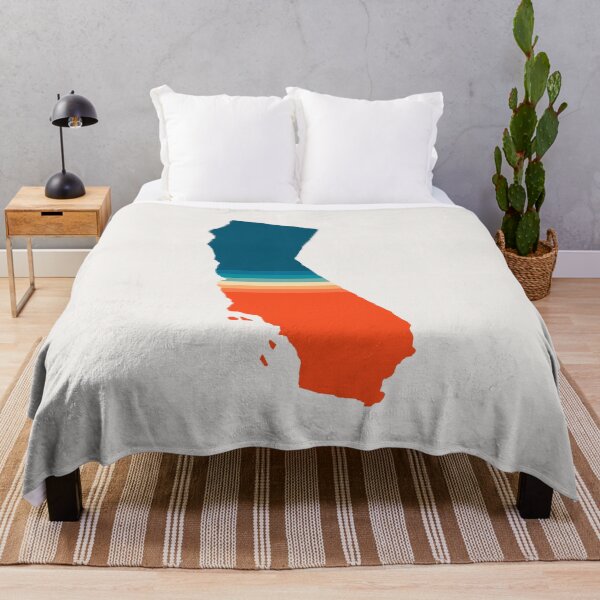Item preview, California State Retro Map designed and sold by Texterns.
