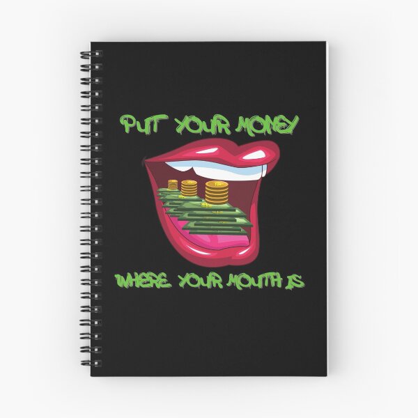 Item preview, Put your money where your mouth is designed and sold by the_ graphicsgal.