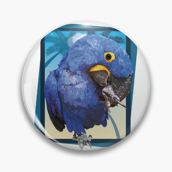 Item preview, Hyacinth macaw designed and sold by obscurite.