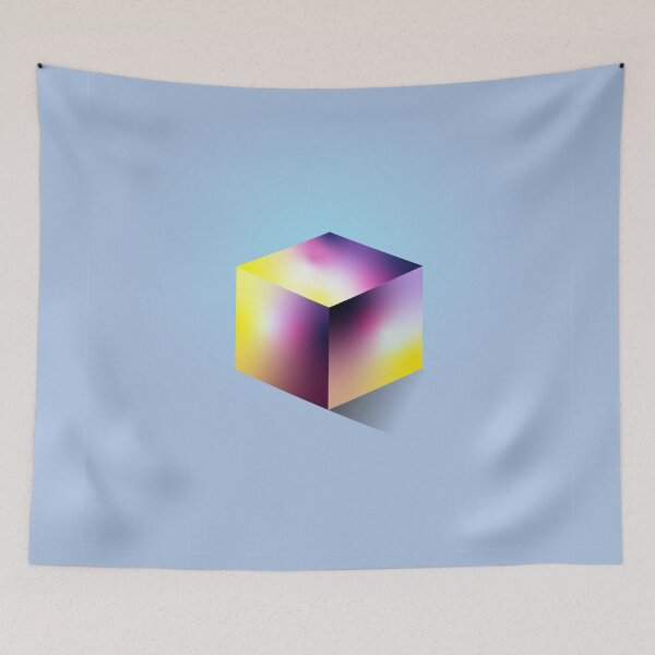 Item preview, Non Binary Flag cube design designed and sold by SIRAKIRI.