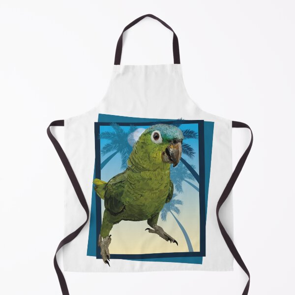 Item preview, blue-crowned parrot designed and sold by obscurite.