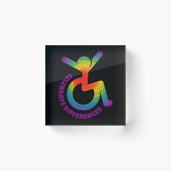 Item preview, Celebrate Differences - Wheelchair Icon designed and sold by Teamtsunami6.