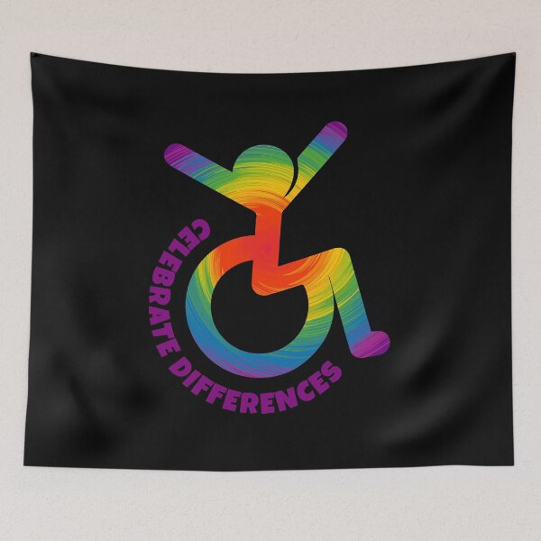 Item preview, Celebrate Differences - Wheelchair Icon designed and sold by Teamtsunami6.