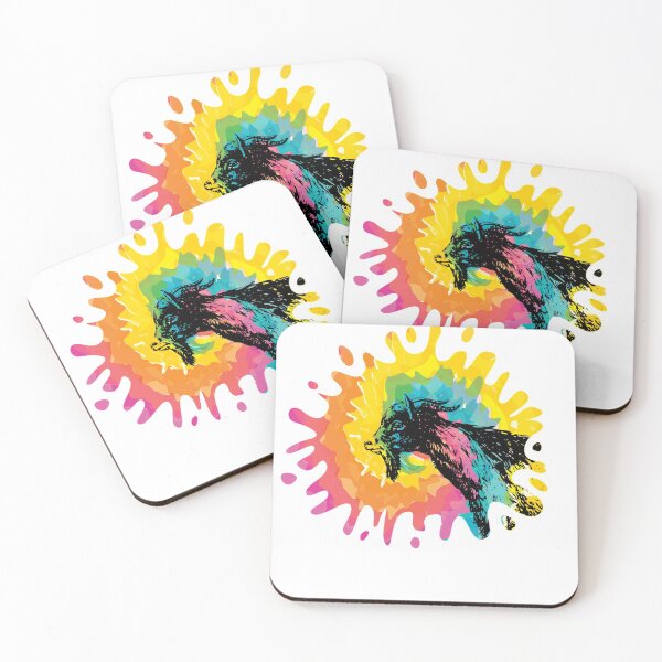 Item preview, Love Goats Rainbow Tye Dye Artsy designed and sold by gillys.