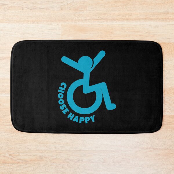Item preview, Choose Happy - Wheelchair Icon designed and sold by Teamtsunami6.