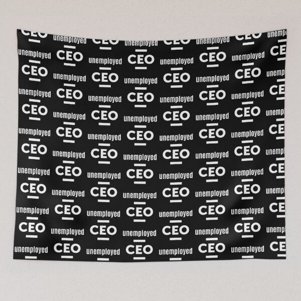 Item preview, Unemployed CEO Funny Entrepreneur Businessman designed and sold by ZimbomDesigner.