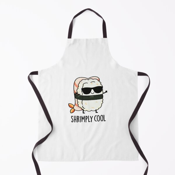 Item preview, Shrimply Cool Funny Shrimp Sushi Puns  designed and sold by punnybone.