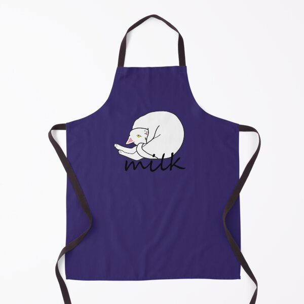 Item preview, white cat design. cute milk. designed and sold by dadamda.