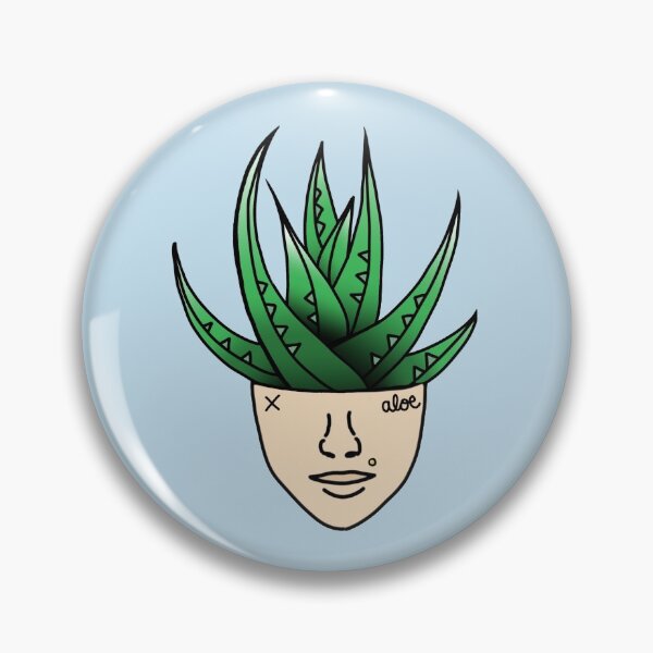 Item preview, Aloe Plant Person With Face Tattoos designed and sold by 10pmCreations.