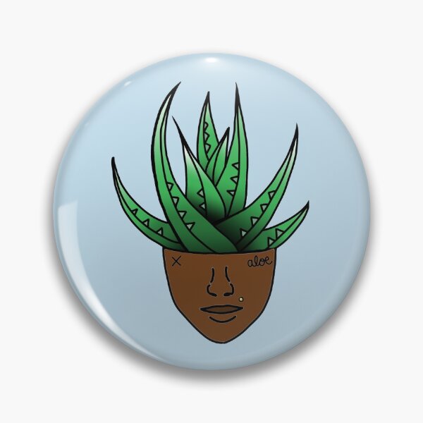 Item preview, Aloe Plant Person With Face Tattoos designed and sold by 10pmCreations.