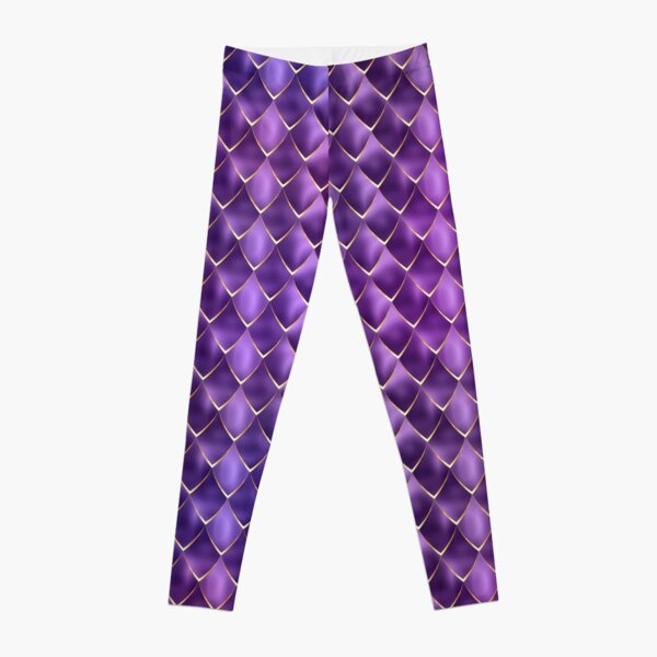 Red Dragon Scales Leggings for Sale by MerchActually