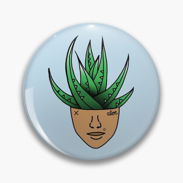 Item preview, Aloe Plant Person With Face Tattoos designed and sold by 10pmCreations.