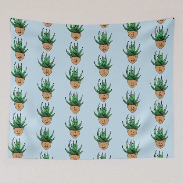 Item preview, Aloe Plant Person With Face Tattoos designed and sold by 10pmCreations.