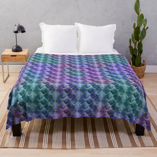 Item preview, Blue Purple Dragon Scales designed and sold by MerchActually.