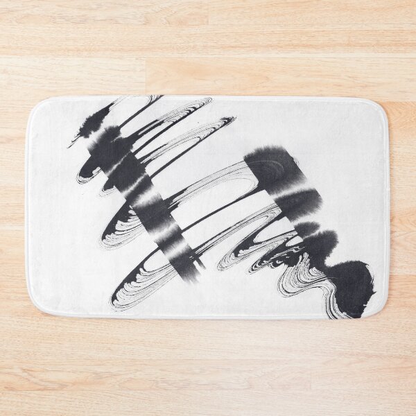 Item preview, ink explorations (046) - abstract black india ink painting designed and sold by expl-rations.