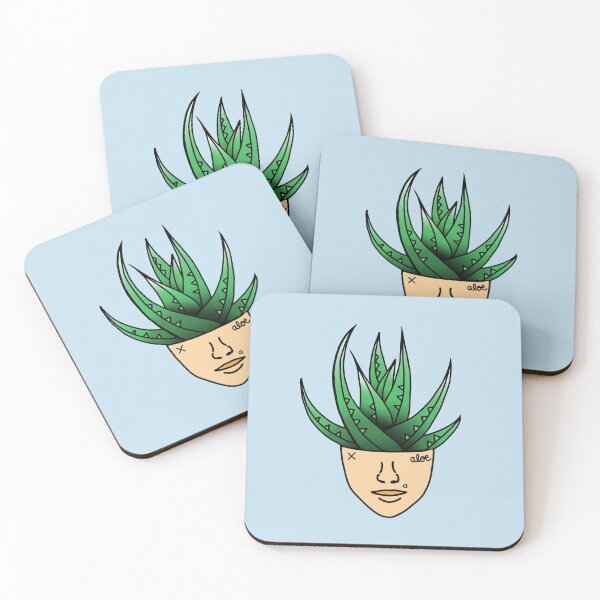 Item preview, Aloe Plant Person With Face Tattoos designed and sold by 10pmCreations.
