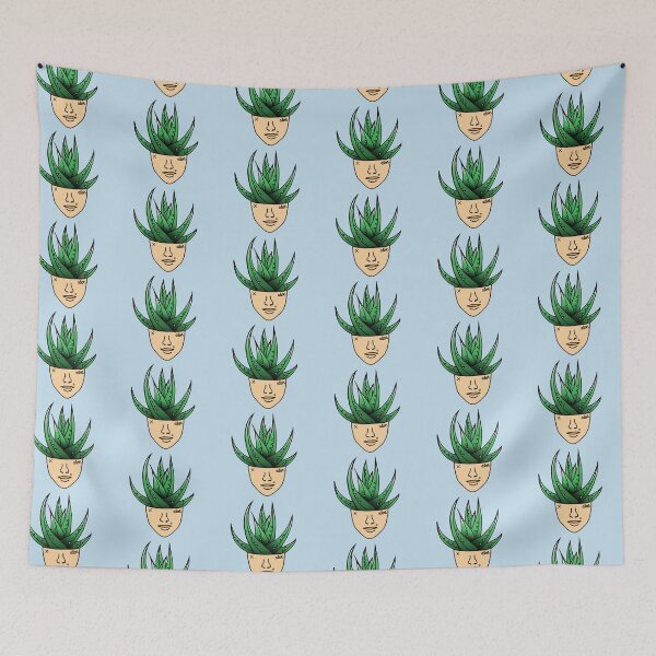 Item preview, Aloe Plant Person With Face Tattoos designed and sold by 10pmCreations.
