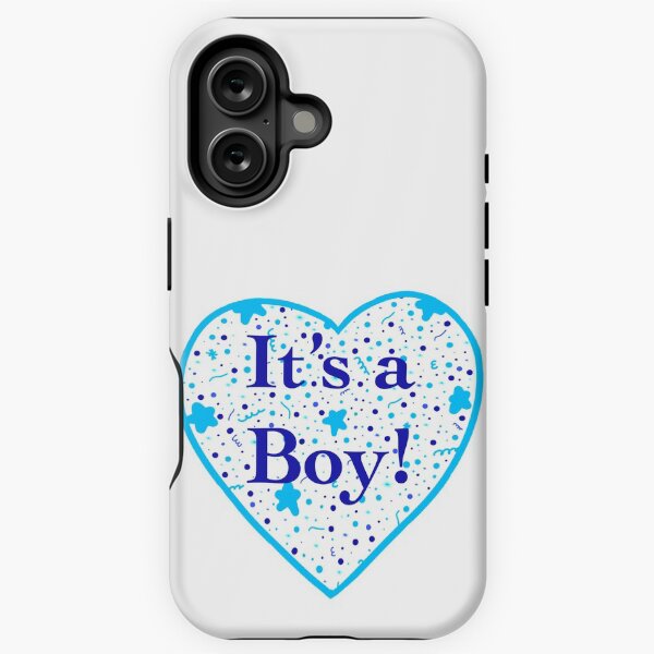 Item preview, Blue Heart and Confetti It’s a Boy! designed and sold by MessagInAWord.