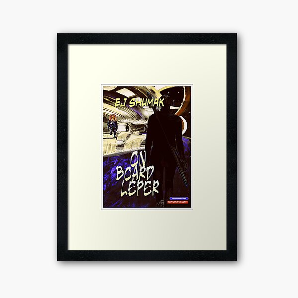 On Board Leper (illustration for the story by Ej Shumak Framed Art Print