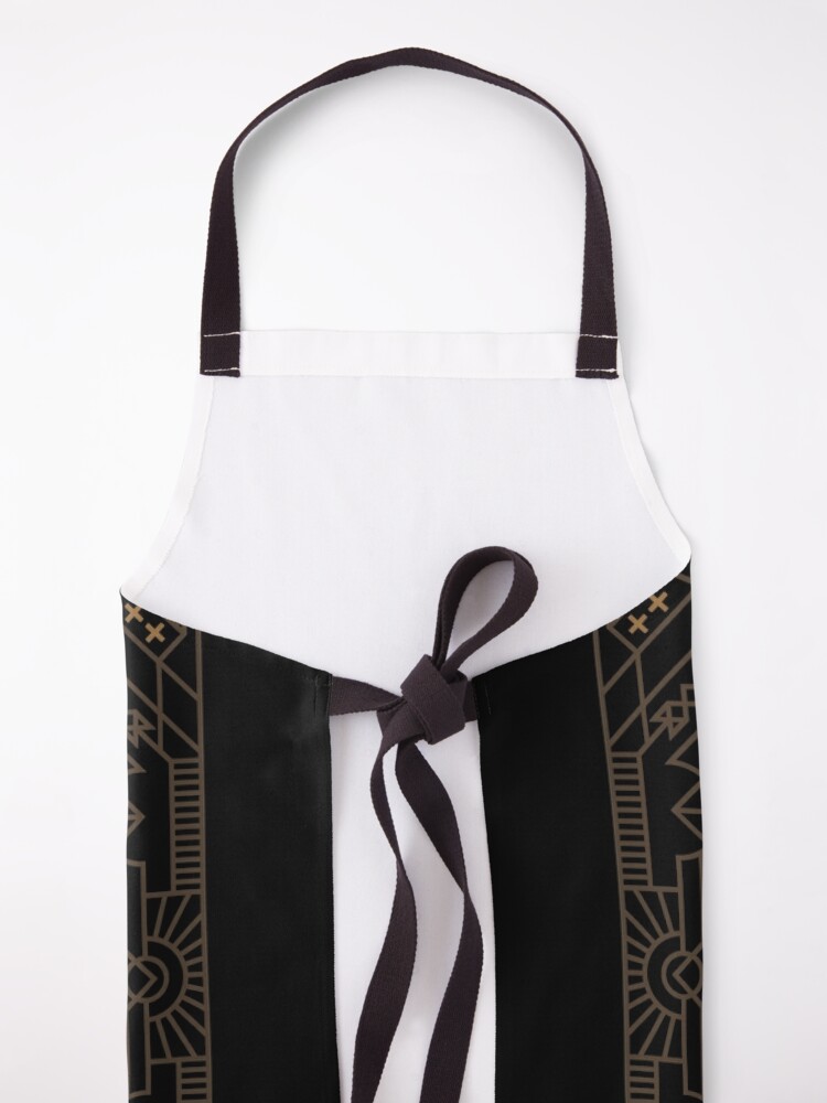 Alternate view of Vintage Polyhedral 20 Sided Dice Nat20 Critical Fail Apron