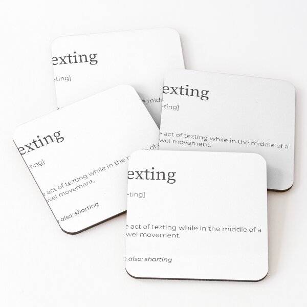 Item preview, Shexting (Texting while on the toilet) designed and sold by johnnyp1975.