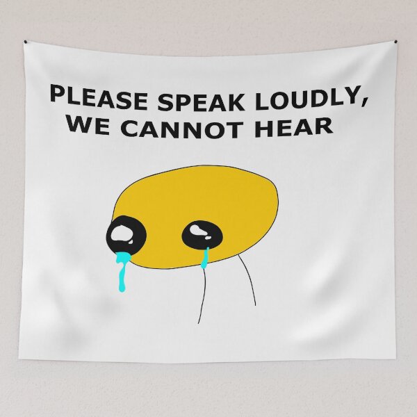 Item preview, Please Speak Loudly designed and sold by Yeaha.