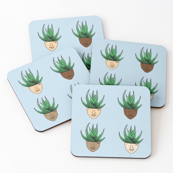 Item preview, Aloe Plant Person With Face Tattoos designed and sold by 10pmCreations.