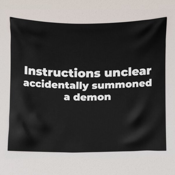 Item preview, Instructions unclear, accidentally summoned a demon designed and sold by Zexten.