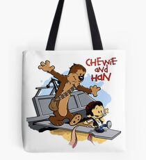 Calvin And Hobbes Parody Tote Bag