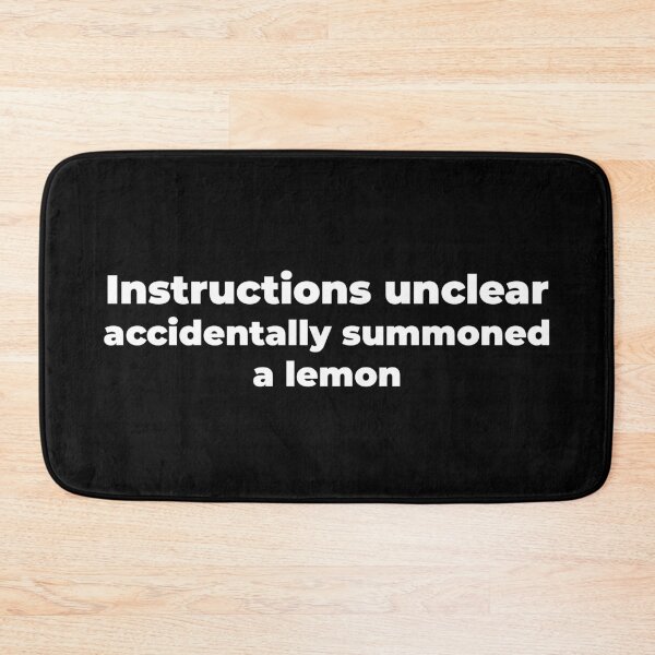 Item preview, Instructions unclear, accidentally summoned a lemon designed and sold by Zexten.