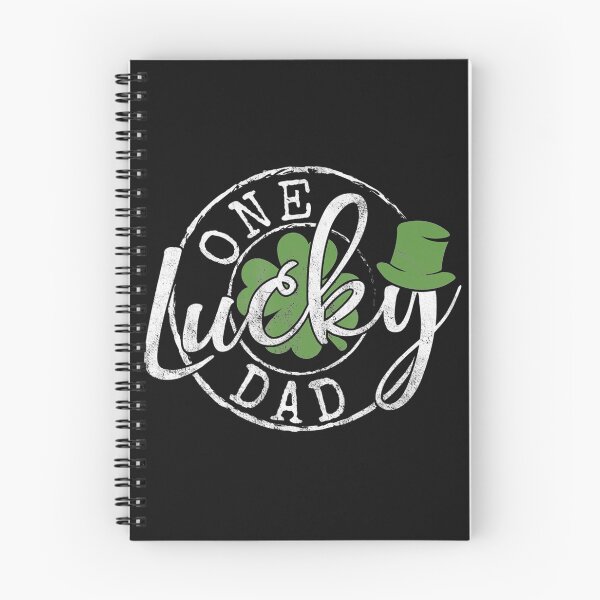 Item preview, Mens 0ne Lucky Dad Funny Father Iriish Clovers Patrick's Day designed and sold by Onlynova502.
