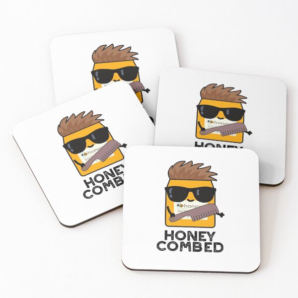 Item preview, Honey Combed Funny Honey Puns  designed and sold by punnybone.