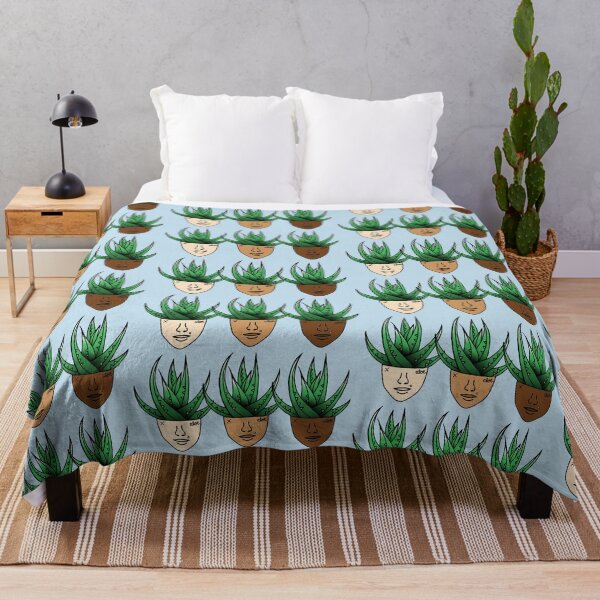 Item preview, Aloe Plant Person With Face Tattoos designed and sold by 10pmCreations.