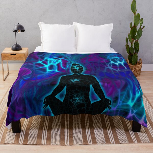 Item preview, Zen, buddhist digital fluid pour with cells designed and sold by MayGreenAbgrall.