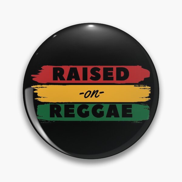 Item preview, Raised on Reggae Distressed Reggae Rasta Flag Colors designed and sold by RastaColors.
