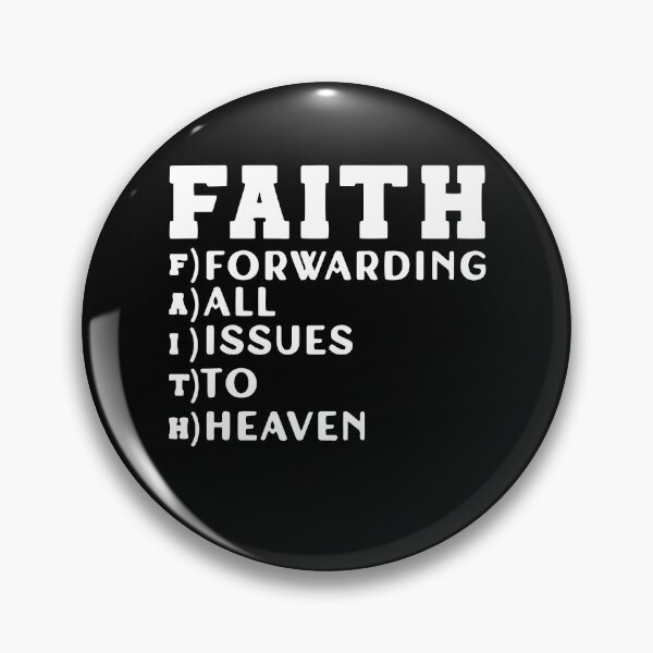 Item preview, Faith Forwarding All Issue To Heaven designed and sold by ZimbomDesigner.