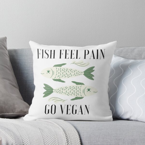 Item preview, Fish Feel Pain. Go Vegan. designed and sold by ActivistCo.