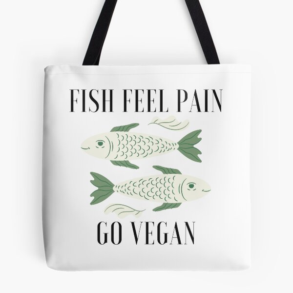 Item preview, Fish Feel Pain. Go Vegan. designed and sold by ActivistCo.