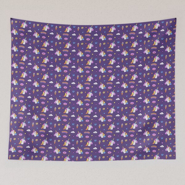 Item preview, Unicorn purple background backpack designed and sold by della95.