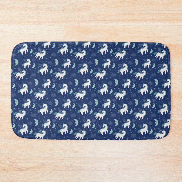 Item preview, Unicorn blue background pattern designed and sold by della95.