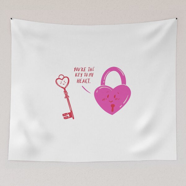 Item preview, you're the key to my heart designed and sold by Foodoze Clothing.