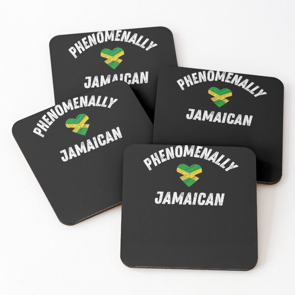 Item preview, Phenomenally Jamaican Distressed in Jamaica Flag Colors designed and sold by RastaColors.