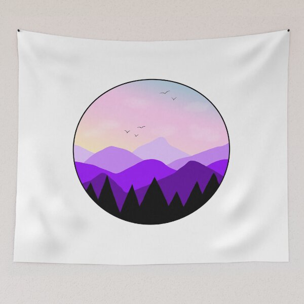 Item preview, Mountain Morning designed and sold by TheeForestFox Shop.
