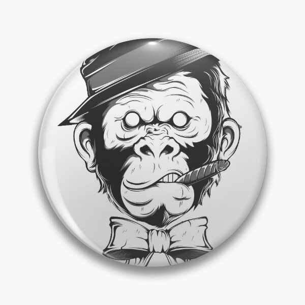 Item preview, Mafia chimp - white designed and sold by crazycollective.