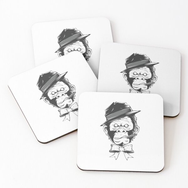 Item preview, Mafia chimp - white designed and sold by crazycollective.