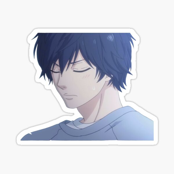 Ao Haru Ride - Futaba Yoshioka & Kou Mabuchi  Sticker for Sale by balvrz