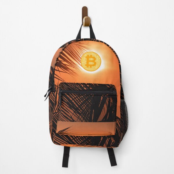 Item preview, Bitcoin Art Palm Trees Bitcoin Sun Energy designed and sold by ravishdesigns.