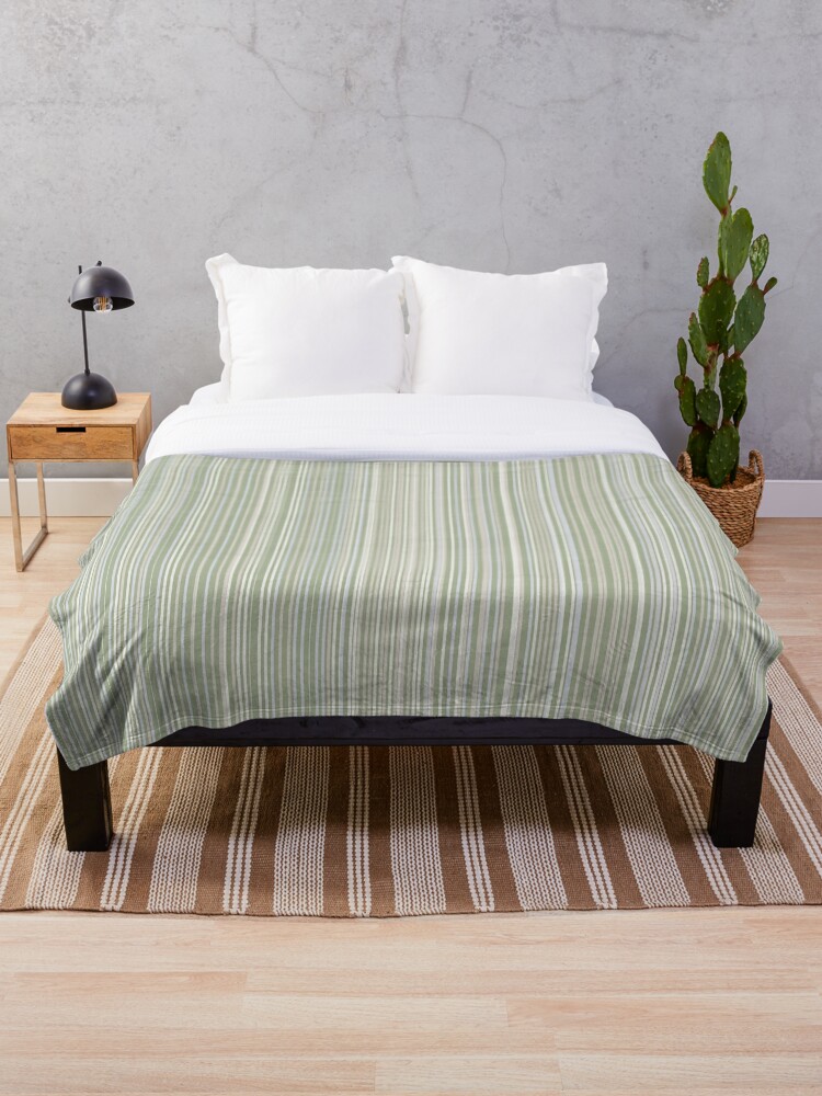 Sage green bed online blanket