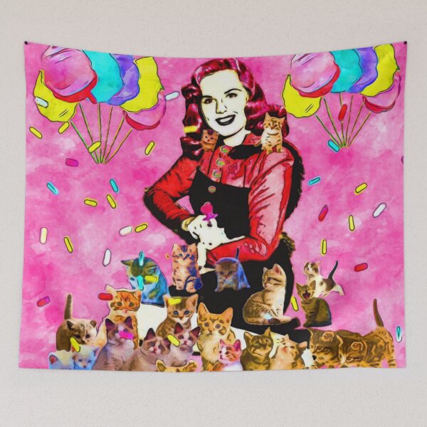 Item preview, Deanna Durbin & Kittens designed and sold by LisaMPierce1990.